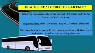 Conductor's License Exam Review (English)
