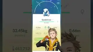 Pok&eacute;mon Go Shiny Sandshrew + Evolution #pokemongo #nintendo