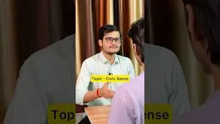 Civic Sense explained 😅 #shorts