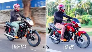 Honda SP 125 v/s Honda Shine BS-6 detailed comparison.