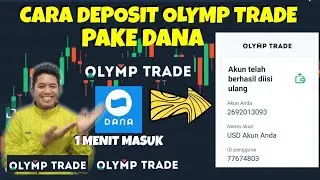 🔴HOW TO DEPOSIT ON OLYMP TRADE USING DANA - 1 MINUTE ENTRY