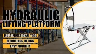 Hydraulic Lifting Platform, Hydraulic Lift Table cart, Electric Single Scissor Lift Table