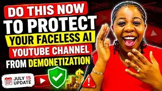 DO THIS NOW to PROTECT your Faceless AI YouTube Channel from DEMONETIZATION (July 15 update)