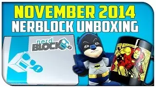 Nerd Block Unboxing! - Batman, Iron Man & More! (November 2014)