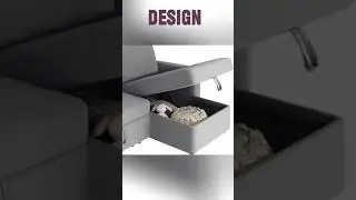 Yaheetech Sectional Sofa L-Shaped Sofa Couch Bed w/Chaise & USB #sofa #furniture #viralvideo #sleep