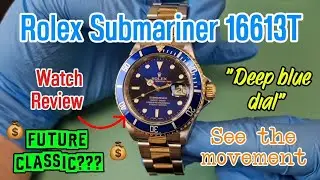 Rolex Submariner 16613 (Bluesy) - The Classic Steel And Gold Submariner Watch Review. #Rolex