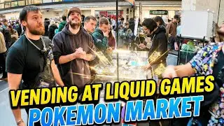 Vendor POV @ Liquid Games Pokemon Market 1/17/26 #Pokemon #PokemonCards #CardShow #PokemonCommunity