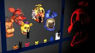 Exploring FNAF Rewritten 87's Arcade Games Off Camera