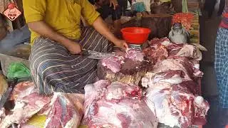 Super First Fresh Meat Cutting in Meat Shop || Very Skillful Butcher Cutting Beef In A Meat Market