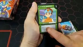 Megaman NT Warrior TCG starter deck unboxing (Megaman)