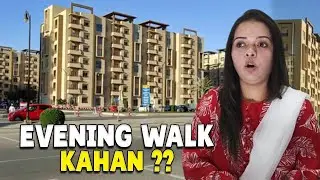 Precinct 19 Bahria Town Karachi walk in evening @SumairaKhanVlog