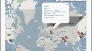 BatchGeo - Wikipedia example, map in seconds