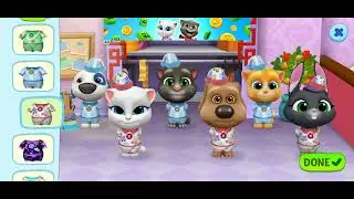 My Talking Tom Friends - Part -4 : Take Care & Dress up Pet Games || Gameplay #game #viral #youtube