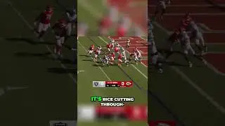 Chiefs Touchdown! Watch Rice's Amazing Play near Goal Line! #shorts