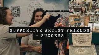 The Importance of Supportive Friends for Artists & Small Business Owners /  Art Haul