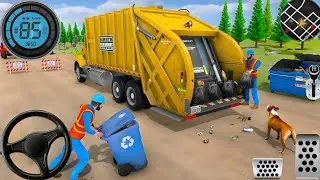 Garbage Trash Truck Realistic Simulator 3D City Road Garbage Dumper Truck Driver Android GamePlay #6