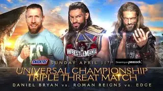 Roman Reigns vs Daniel Bryan vs Edge ,