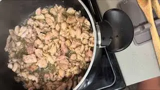 Cooking Filipino Chicken Pancit Broth * #ASMR 1shot no music just cooking sounds PT 1 SATISFYING 
