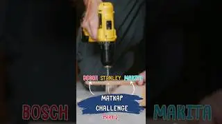 18 Volt #Matkap &Ccedil;eşitleri Tahta Challenge