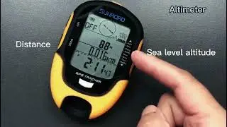 Function introduction of Sunroad GPS altimeter FR510