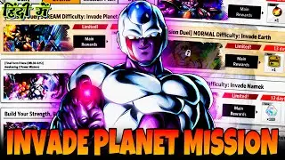 Free* 500!! CC | HOW TO DO INVADE PLANETS MISSION GUIDE | DRAGON BALL LEGENDS |
