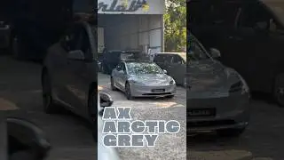 AX arctic grey Colour PPF #automobile #cartok #vinylwrap #tint #detailing #caredit #luxury #axfilm