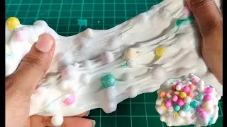 Crunchy Slime | Crunchy Slime with Foam Balls with Yucky Science Slime Making Kit | Fluffy & Unicorn