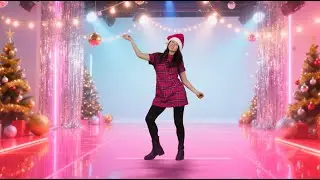 Mrs Claus Carol: Christmas CHOREOGRAPHY Tutorial ❄️ Fun Dance for Teens