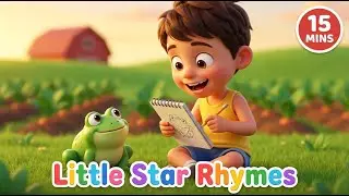 Colors Song for Kids 🎨 | Old MacDonald Farm Learning | Little Star Rhymes