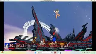 SSF2 Sonic vs Mario vs Goku vs Luffy vs Naruto vs Ichigo