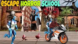 Escape Horror School । In Rope Hero Vice Town Evil Nun Big Attack On Vice Town । Horror Story