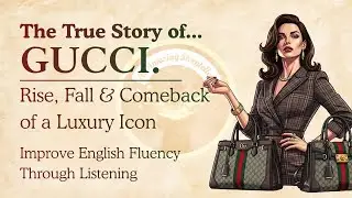 👜 How Gucci Was Built, Lost, and Reborn | True Brand Story | English Listening Practice