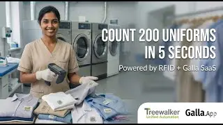 How RFID is Transforming Laundry & Uniform Management | Galla Business Power App + Seuic RFID