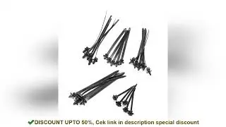 25Pcs Car Tie Wrap Cable Fixed Fasteners Clips Car Cable Fastening Strap Wire Band Tie Wrap Zip Tie