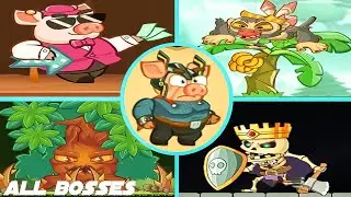 PIG ADVENTURE ALL BOSSES