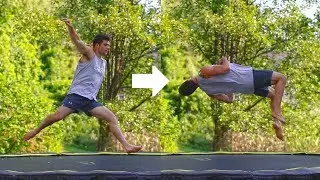 Learn The Cheat Gainer to Learn The Backflip On The Trampoline