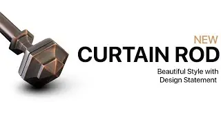Curtain Rod or Drapery Rod- Perfect window d&eacute;cor element!