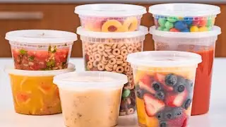 EDI Plastic Deli Food Storage Containers - Keep Your Food Fresh and Organized