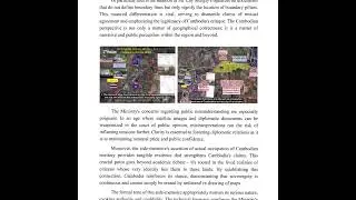 Chouk Chey Village under threat from Thai Unilateral Map