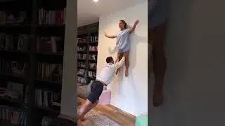 this looks so weird 😂 floating challenge #shorts