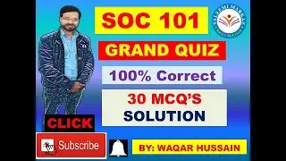 SOC101 Grand Quiz 2020