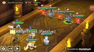 Summoners war HOH Wind magic knight B10 Divine team !!