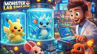 POKEMON &Uuml;RETİM MERKEZİ İŞLETİYORUM / Monster Lab Simulator T&uuml;rk&ccedil;e Oynanış 2026