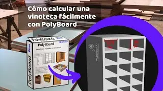 Cómo calcular vinoteca fácilmente con PolyBoard. Dividimos espacios para vinos rápidamente