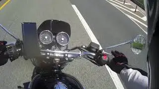 Three Royal Enfield Interceptor 650 motorcycle tour to east sea Gampo beaches
