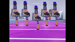 senior elite cheer routine in roblox !!