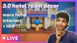 🔴 acnh 3.0: working on my interior decoration skills | animal crossing: new horizons live