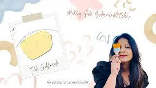 Color Mixing Tutorial  || Pale Goldenrode || Step By Step
