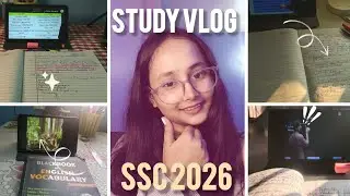 Study Vlog 📚 | SSC 2026 Preparation | Daily Study Routine | Motivation ✨#studymotivation#study 