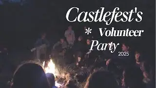 Castlefest's volunteer party 2025